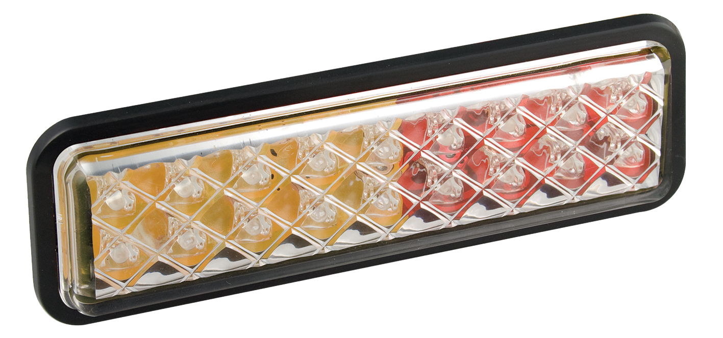 LED Rückleuchte, Serie 135, Blinker, Schluss- u. Bremsleuchte, Slimline, Einbaumontage
