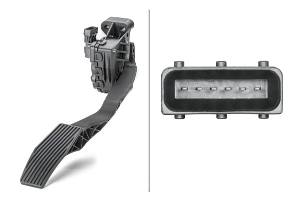 HELLA 6PV 010 946-031 Sensor, Fahrpedalstellung - für Linkslenker - Schaltgetriebe - Kennbuchstabe: