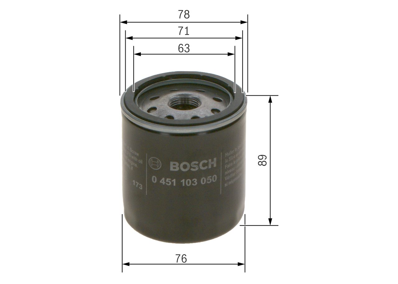 Bosch 0451103050 Ölfilter