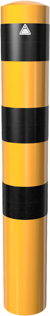 Schake 40150BG Stahlrohrpoller Ø 152 x 3,2 mm ortsfest, zum Einbetonieren gelb / schwarz feuerverzinkt und gelb beschichtet

mit drei schwarzen Streifen Gesamtlänge: 1200 mm mit aufgeschweißter Stahlkappe