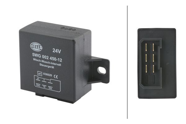 HELLA 5WG 002 450-121 Relais, Wisch-Wasch-Intervall