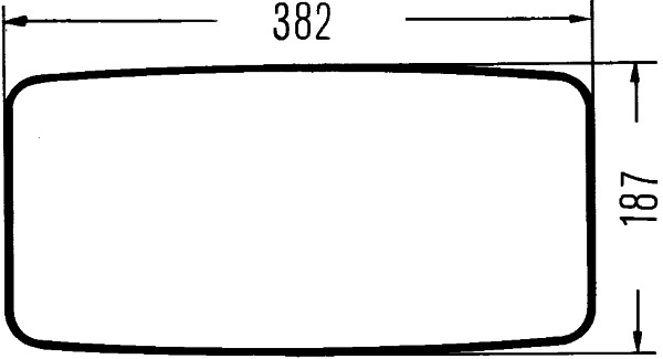 HELLA 8Sb 003 290-001 Rétroviseur Extérieur - Serré HELLA 8Sb 003 290-001 Rétroviseur Extérieur - Serré