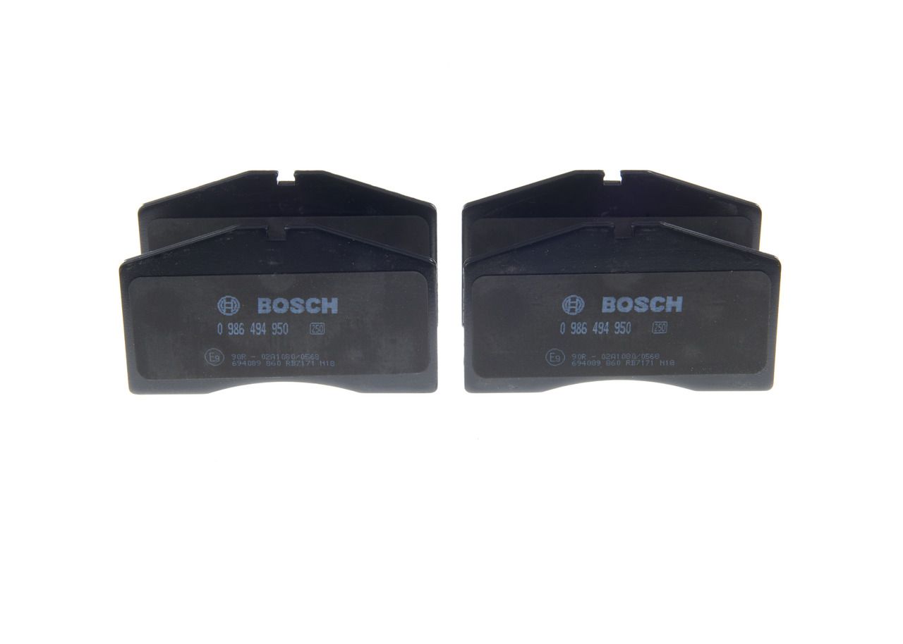 Bosch 0986494950 Bremsbelagsatz, Scheibenbremse