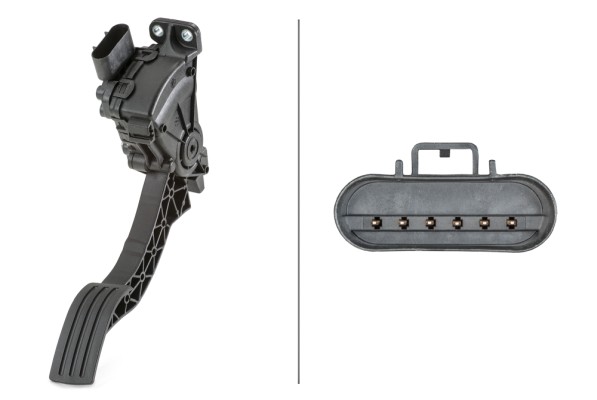 HELLA 6PV 010 946-161 Sensor, Fahrpedalstellung - für Rechtslenker - Schaltgetriebe