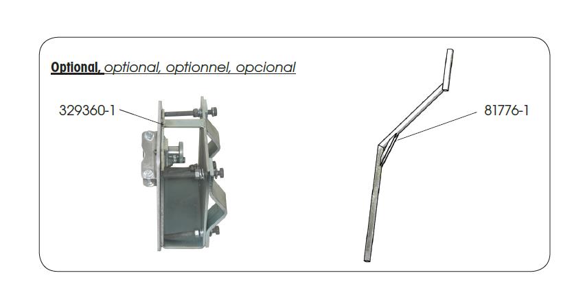 Masthalterung, Blinkpfeil LP 8/S NiBUS
