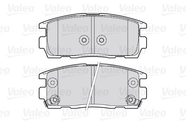 Valeo 301941 Bremsbelagsatz, Scheibenbremse
