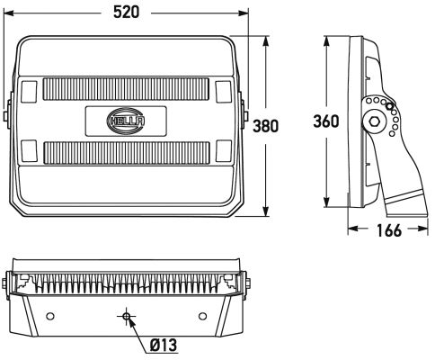 HELLA 1GJ 011 872-501 Arbeitsscheinwerfer