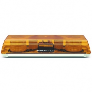 Xenon Doppelblitz Lichtwarnbalken, 10 - 30 Volt, 2 Blitzer, 570 mm