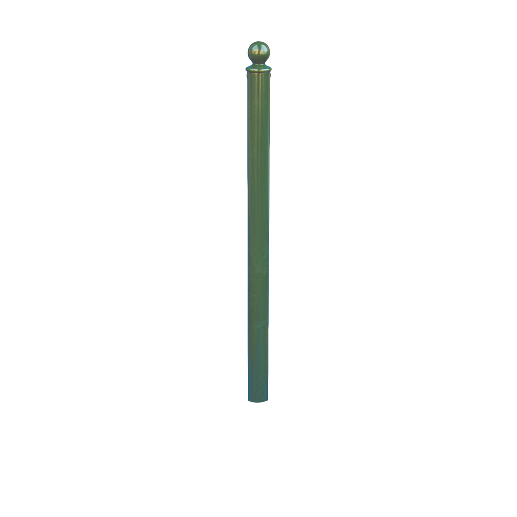 Schake 465UZB Absperr-Stilpfosten Serie 465B Ø 60 mm umlegbar, selbsteinrastende Verriegelung,

für Dübelbefestigung, mit Bodenplatte 100 x 150 mm mit Profilzylinderschloss und drei Schlüsseln ohne Öse