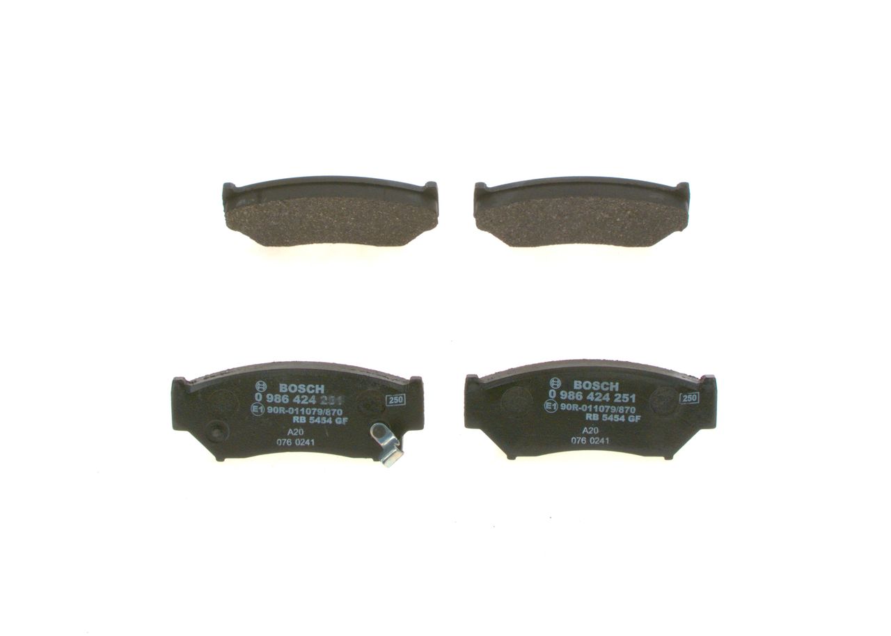 Bosch 0986424251 Bremsbelagsatz, Scheibenbremse