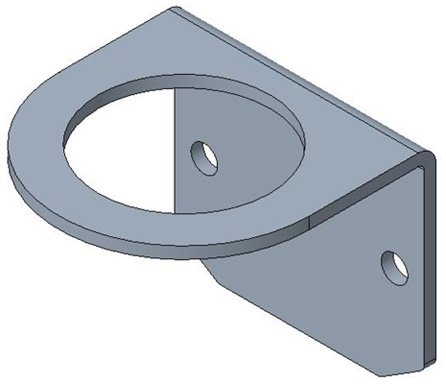 HELLA 9XD 863 533-101 Halter, Rundumkennleuchte - BST-Round