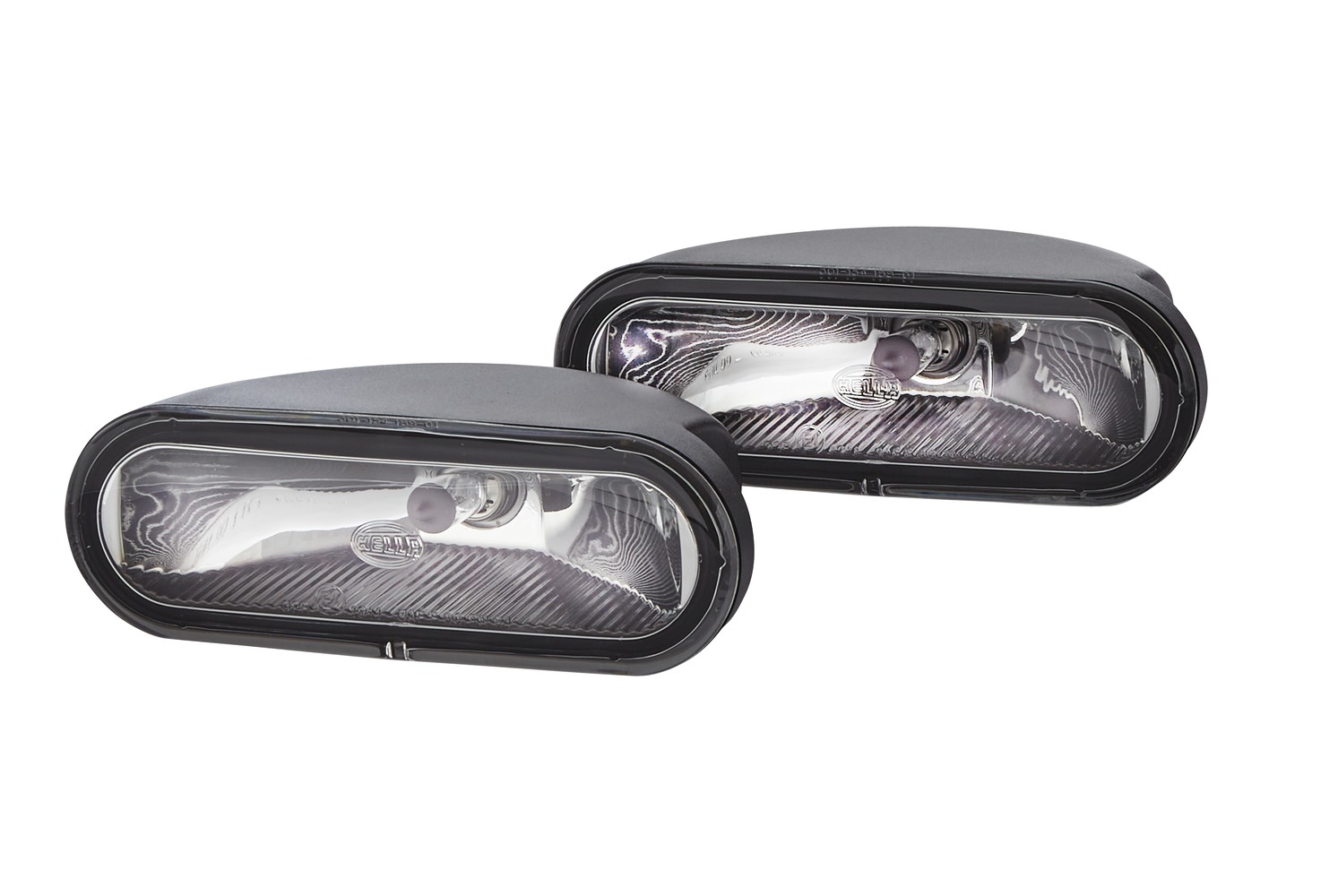 HELLA 1NA 008 284-801 FF/Halogen-Nebelscheinwerfersatz - FF 75 - 12V - Anbau - Lichtscheibenfarbe: g