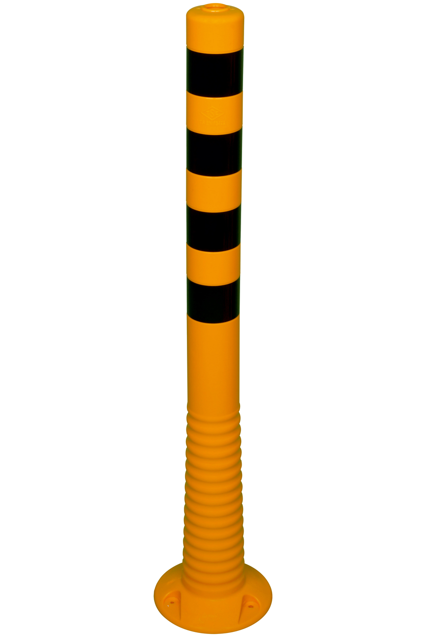 Schake 412441BG Flexipfosten gelb / schwarz Ø 80 mm Höhe: 1000 mm