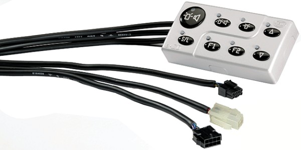 HELLA 9SX 008 902-021 Bedieneinheit, Signalsystem (Einsatzfahrzeug) - 12/24V - Kabel: 300mm