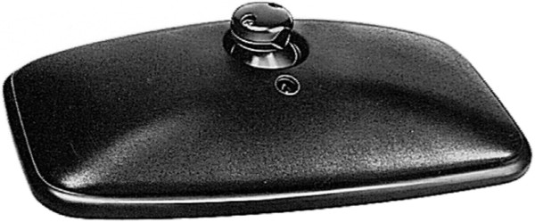 HELLA 8SB 501 156-021 Außenspiegel - geschraubt - Kunststoffgehäuse - schwarz - Breite: 186mm - Höhe