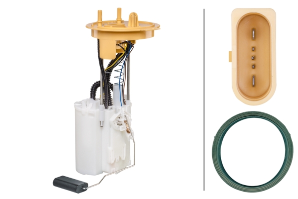 HELLA 8TF 358 106-071 Kraftstoff-Fördereinheit - elektrisch - 5-polig - mit Dichtung/mit Tankgeber
