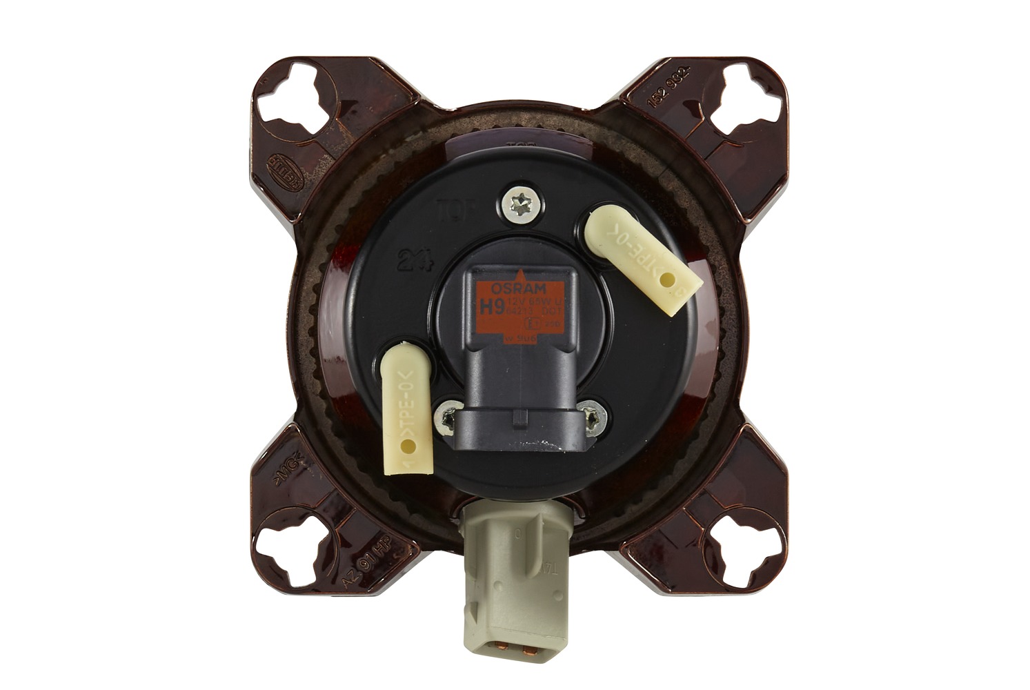 HELLA 1K0 008 191-131 FF/Halogen-Scheinwerfereinsatz, Fernscheinwerfer - 90mm Essential - 12V - rund