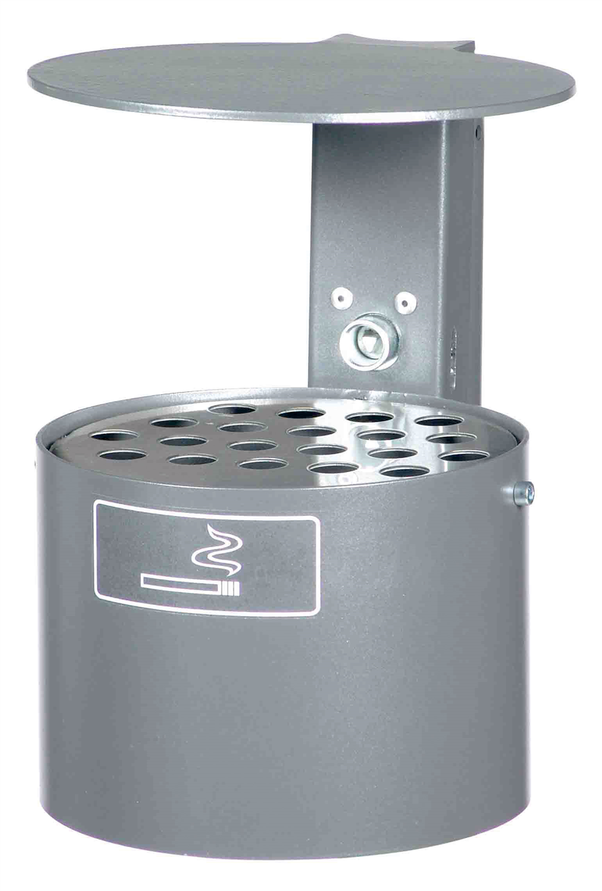 Schake Rundascher mit Dach zur  Wand- und Pfostenbefestigung feuerverzinkt ohne Standpfosten