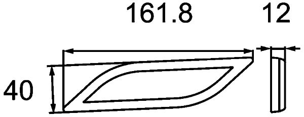 HELLA 8RA 013 347-051 Rückstrahler