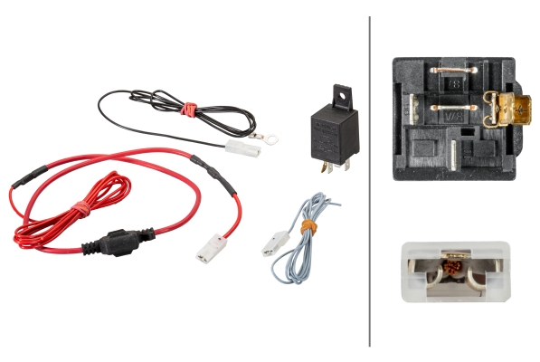 8KA_959_186-911 HELLA 8KA 959 186-911 Leitungssatz - mit LED-Steuergerät für Tagfahr-/Positionslicht - 2x12-->24 - 2