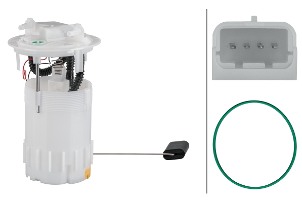 HELLA 8TF 358 106-811 Tankgeber - 4-polig - mit Dichtung/mit Tankgeber - ohne Pumpe