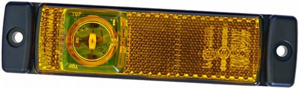 HELLA 2PS 008 645-717 Seitenmarkierungsleuchte - LED - 24V - Anbau - Lichtscheibenfarbe: gelb - Kabe