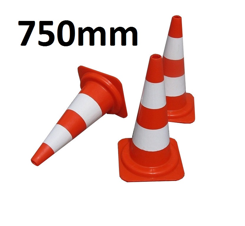 Leitkegel, 750 mm Höhe, tagesleuchtend