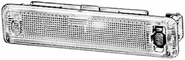 A236 HELLA 2JA 001 357-037 Innenraumleuchte - 12/24V - K (10W) - Anbau/Einbau - Lichtscheibenfarbe: glask