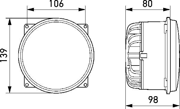 HELLA 1S3 996 362-001 Hauptscheinwerfer