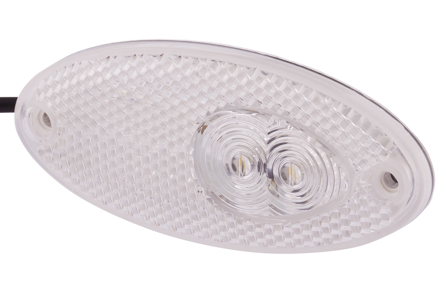 HELLA 2PG 011 422-277 Position light - LED - 24V - Surface/Screw connection - Lens color: Transparent - LED light color: White - Plug: AMP - Front - Quantity: 50