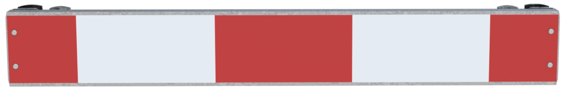 Schake Warnschild mit Rohrschellen      632020 mit Folie Typ RA1/A