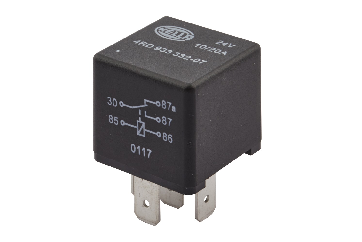 HELLA 4RD 933 332-071 Relais, Arbeitsstrom - 24V - 5-polig - Wechsler