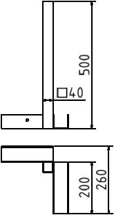 Schake 3B160-E1 Einfacher Eck-Holzbauzaunständer mit passendem Eckoberteil Eckoberteil

verzinkt, 490 mm