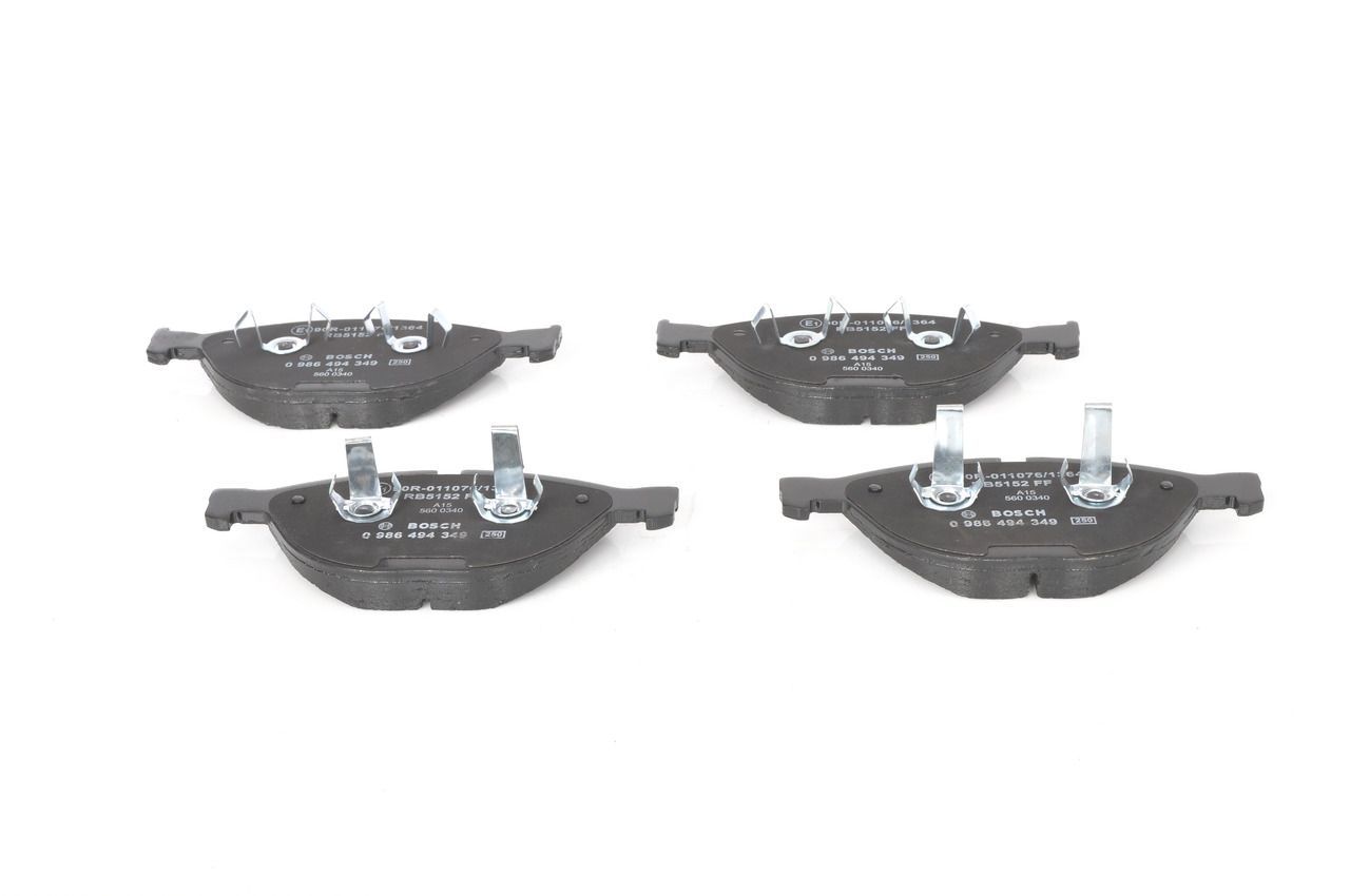 Bosch 0986494349 Bremsbelagsatz, Scheibenbremse