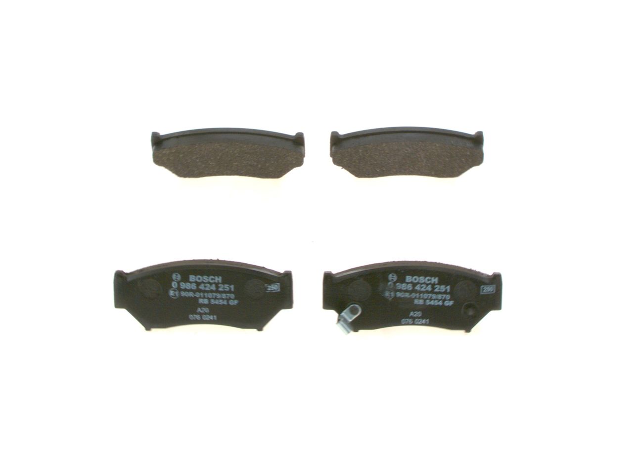 Bosch 0986424251 Bremsbelagsatz, Scheibenbremse