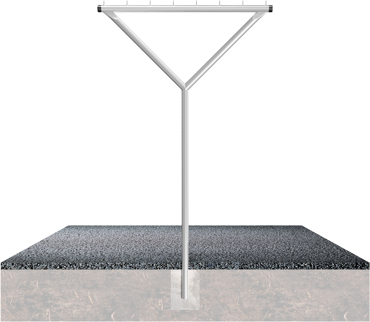 Wäschetrockengerüst Y-Form