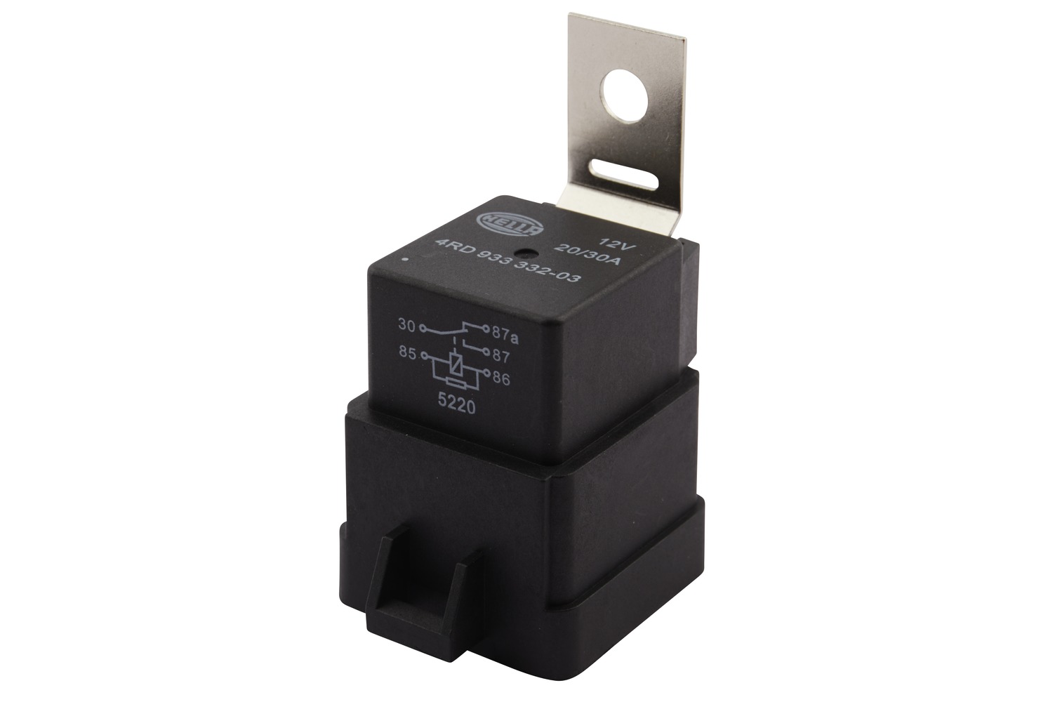 HELLA 4RD 933 332-031 Relais, Arbeitsstrom - 12V - 5-polig - mit Halter