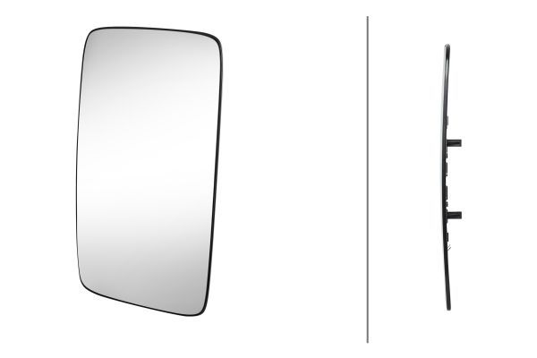 HELLA 9MX 563 716-022 Spiegelglas, Außenspiegel