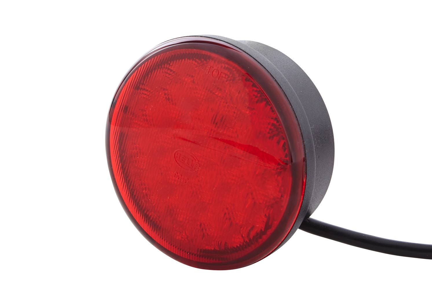 HELLA 2XD 959 010-021 LED-Warnleuchte - Multi F 83mm - 12/24V - rund - Einbau - rot