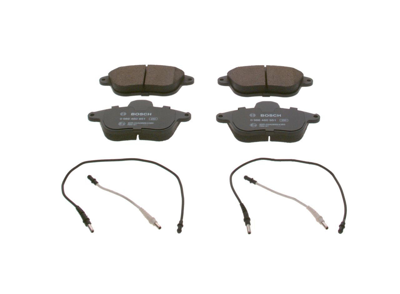Bosch 0986460951 Bremsbelagsatz, Scheibenbremse