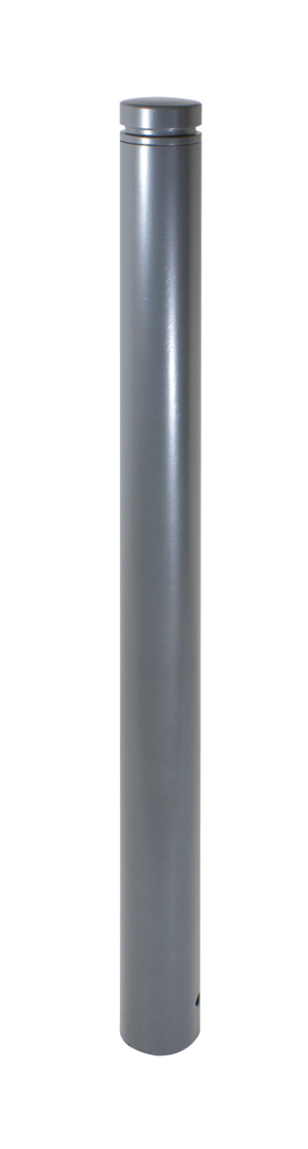 Schake 482PB Absperr-Stilpfosten Serie 482B Ø 82 mm ortsfest, für Dübelbefestigung

mit Bodenplatte 100 x 150 mm ohne Verschluss ohne Öse