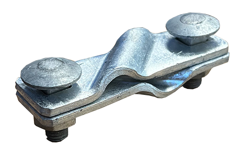 Schake 11189-3V4A Doppel- / Diagonalverbinder  für Erdungsband Doppel- / Diagonalverbinder, Edelstahl