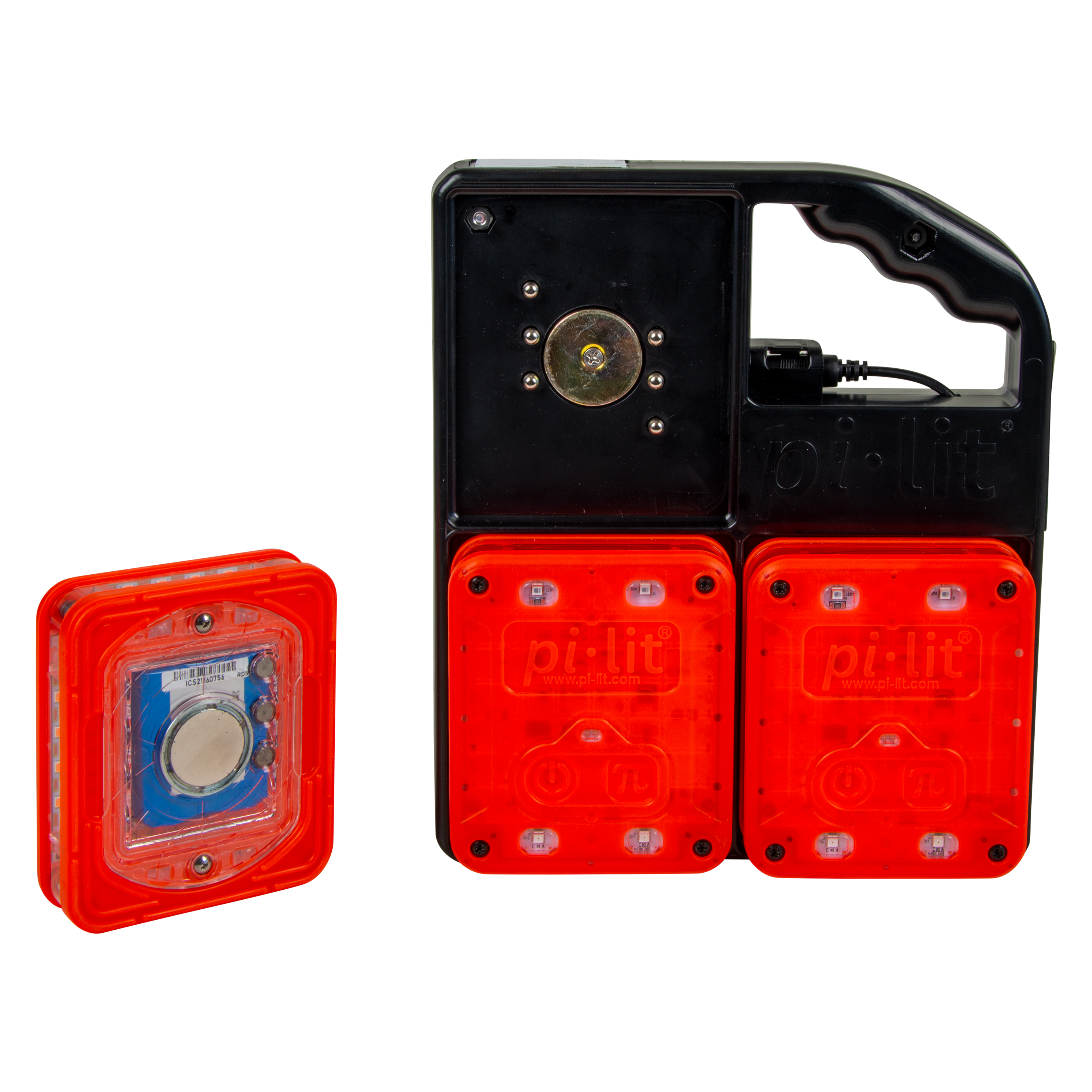 LED-Blitzleuchten-Schnellabsicherungsset, baetz StreetFlash, Orange, 25260