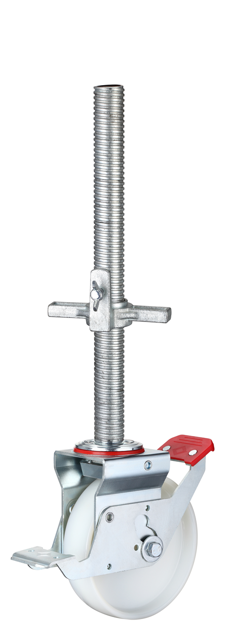 Schake Lenkrolle für Stapelpaletten  Gewindelänge: 300mm