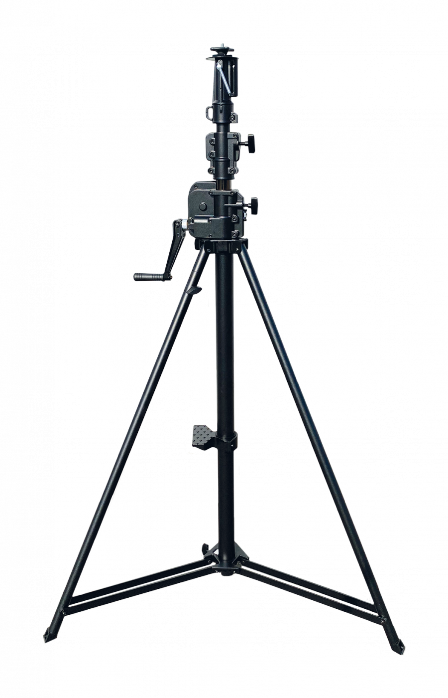SETOLITE-KURBELSTATIV_900 Wind-Up Kurbelstativ, Schwarz, 3,75 m, Kopflast 30 kg