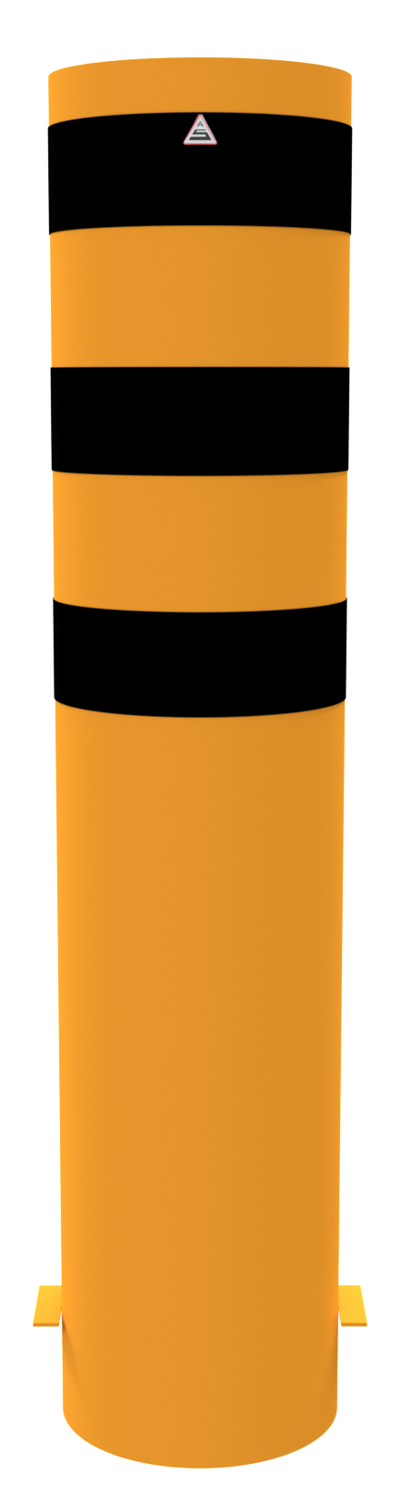 Schake 40321BG Stahlrohrpoller Ø 323 x 5 mm ortsfest zum Einbetonieren gelb / schwarz feuerverzinkt und gelb beschichtet

mit drei schwarzen Streifen Gesamtlänge: 1500 mm mit aufgeschweißter Stahlkappe