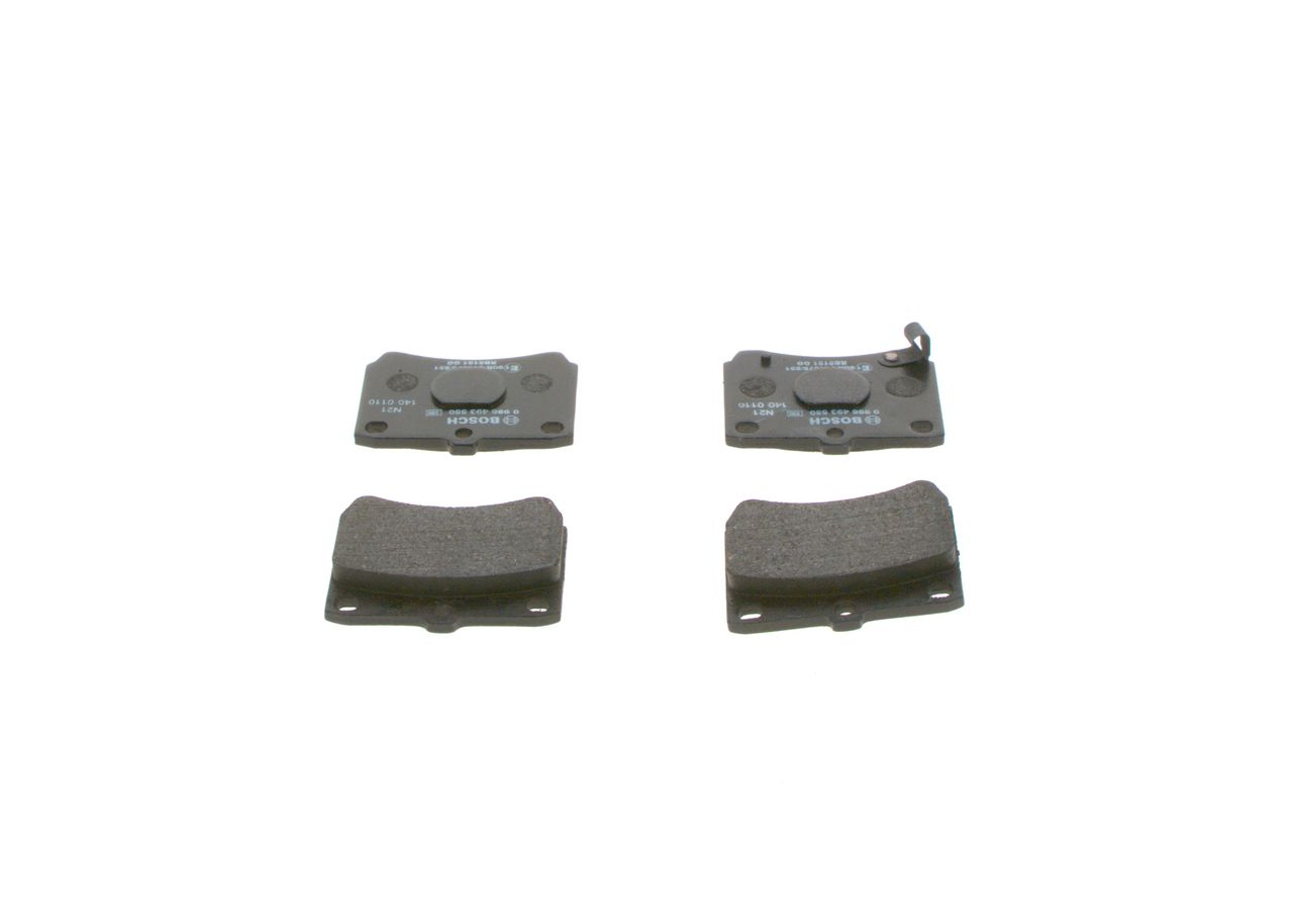 Bosch 0986493550 Bremsbelagsatz, Scheibenbremse