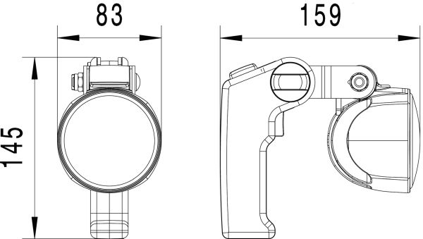 HELLA 1H0 996 376-491 Suchscheinwerfer