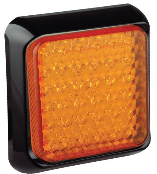baetz LED Blinkleuchte, Serie 125, 12/24 Volt, 145 mm x 145 mm, ECE geprüft