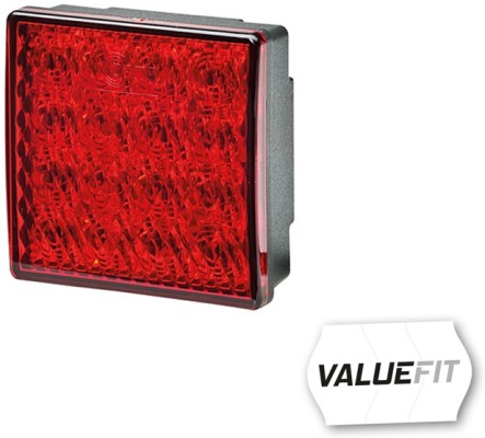 HELLA VALUEFIT 2SB 357 029-111 Faro Posteriore A LED 24V Per Camion E Rimorchi - Rosso, Montaggio A Vite - 2